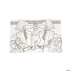 Cheap ???? Color Your Own Samson Fold-Up Activity Sheets - 12 Pc. ????