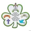 Outlet ???? Color Your Own Shamrock Trinity Cutouts - 12 Pc. ????