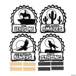 Budget ???? Color Your Own Southwest VBS Fuzzy Magnets - 12 Pc. ????