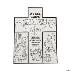 New ???? Color Your Own Southwest VBS Stand-Up Crosses - 12 Pc. ⭐