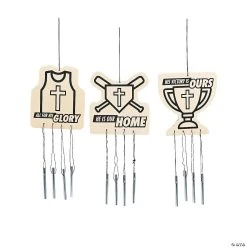 Discount ???? Color Your Own Sports VBS Wind Chimes - 12 Pc. ????