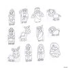 Coupon ⭐ Color Your Own Stuffed Nativity Characters - 12 Pc. ✨