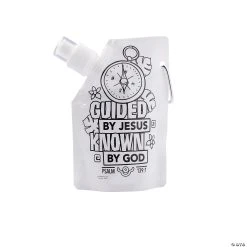 Cheapest ???? Color Your Own Treasure Hunt VBS Collapsible Water Bottles - 12 Pc. ????
