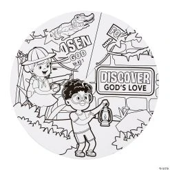 Outlet ???? Color Your Own Treasure Hunt VBS Wheels - 12 Pc. ????