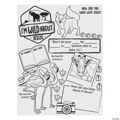 Brand new ???? Color Your Own Wild Encounters VBS Posters - 30 Pc. ????