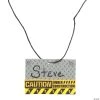 Cheap ???? Construction VBS Name Tag Necklace Craft Kit - Makes 12 ????
