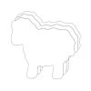 Buy ???? Creative Shapes Etc. - Sheep Foam Single Color Creative Cut-outs- 3” ????