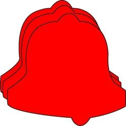 Budget ⌛ Creative Shapes Etc. - Small Single Color Creative Foam Craft Cut-outs - Holiday Bell ⌛