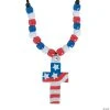 Best Sale ???? Cross with American Flag Necklace Craft Kit - Makes 12 ✨