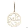 Best Pirce ???? DIY Unfinished Wood Believe Ornaments - 12 Pc. ????