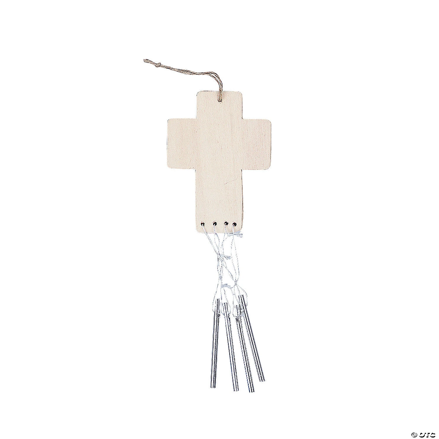Brand new ???? DIY Unfinished Wood Cross Wind Chimes - Makes 12 ???? 1 Brand new ???? DIY Unfinished Wood Cross Wind Chimes - Makes 12 ????
