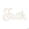 Best Sale ???? DIY Unfinished Wood Faith Word Cutout ????