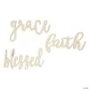 Buy ???? DIY Unfinished Wood Faith Words - 3 Pc. ????