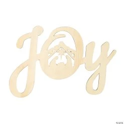 Flash Sale ???? DIY Wood Unfinished Large Joy Word Cutout ????