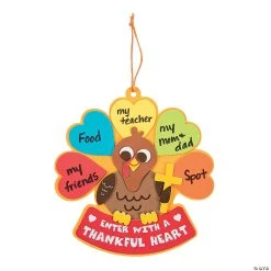 Coupon ???? Enter with a Thankful Heart Sign Craft Kit- Makes 12 ⭐