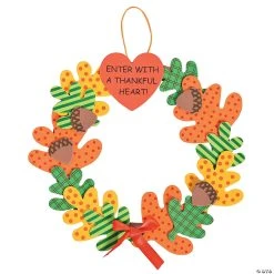 Promo ???? Enter with a Thankful Heart Wreath Craft Kit- Makes 12 ⭐