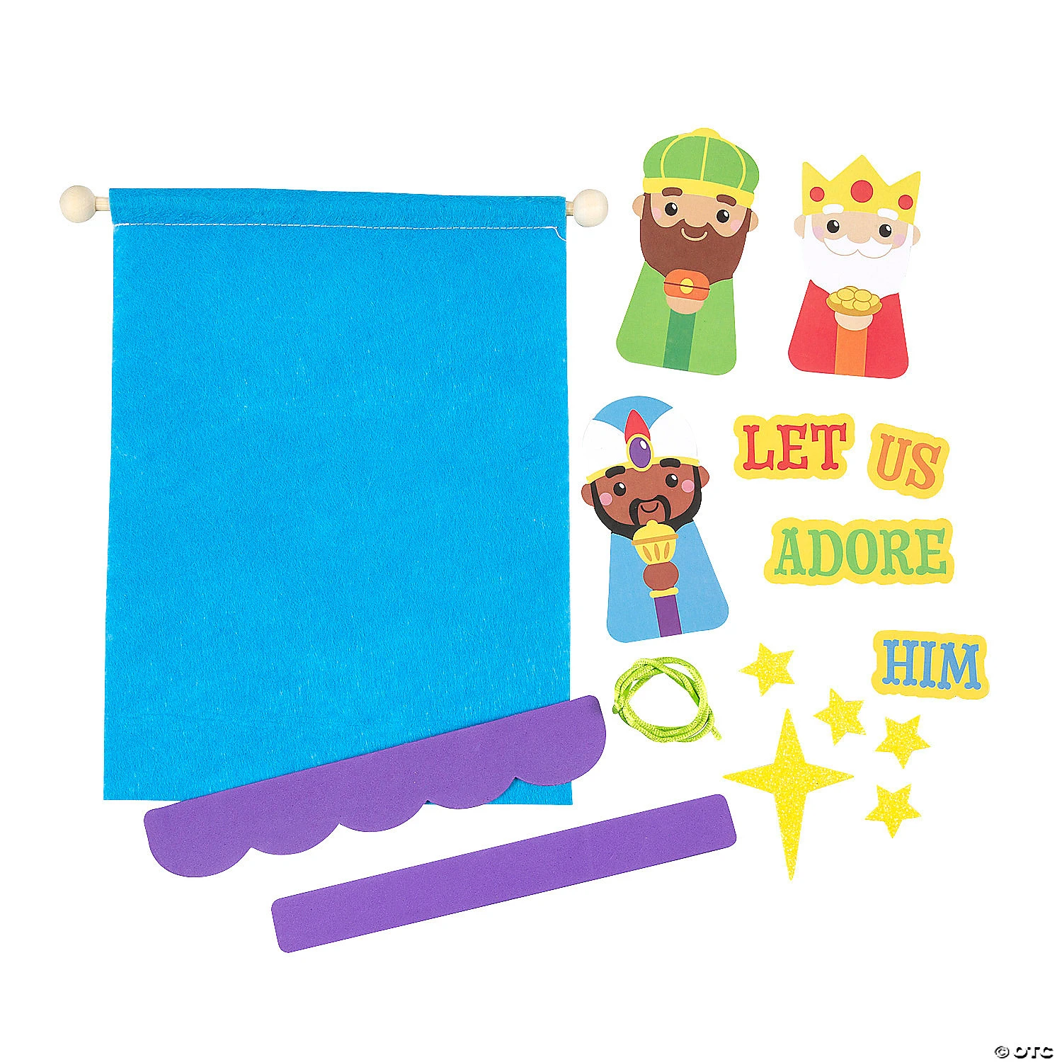 Best Sale ???? Epiphany Felt Banner Religious Craft Kit - Makes 12 ???? 2 Best Sale ???? Epiphany Felt Banner Religious Craft Kit - Makes 12 ???? - Image 2