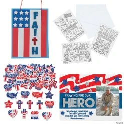 Outlet ???? Faith Veterans Day Craft Kit Assortment - Makes 36 ????