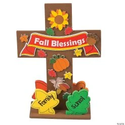 Best deal ???? Fall Blessing Stand-Up Cross Craft Kit - Makes 12 ????