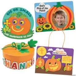 Hot Sale ???? Fall Faith Pumpkin Craft Assortment Kit - Makes 48 ⌛