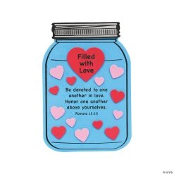 Deals ???? Filled with Love Mason Jar Craft Kit - Makes 12 ✨
