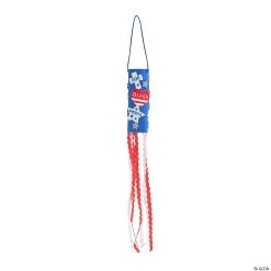 Outlet ❤️ God Bless America Patriotic Windsock Craft Kit – Makes 12 ✨