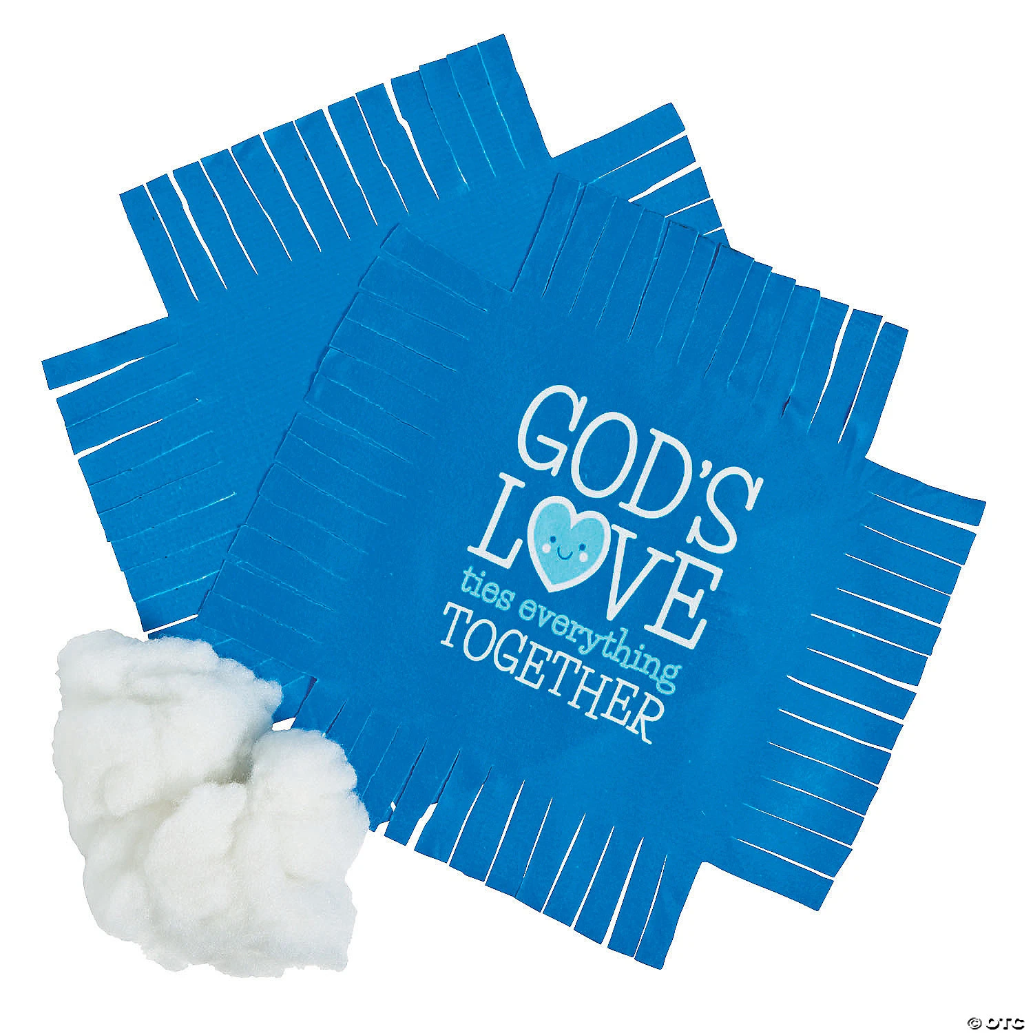 Wholesale ???? God’s Love Tied Fleece Pillow Craft Kit - Makes 6 ???? 2 Wholesale ???? God’s Love Tied Fleece Pillow Craft Kit - Makes 6 ???? - Image 2