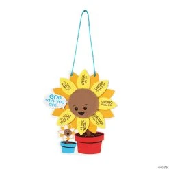 Hot Sale ❤️ God Says You Are Sunflower Craft Kit – Makes 12 ⌛