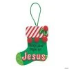 Top 10 ✔️ Hang Your Hope on Jesus Stocking Ornament Craft Kit - Makes 12 ????