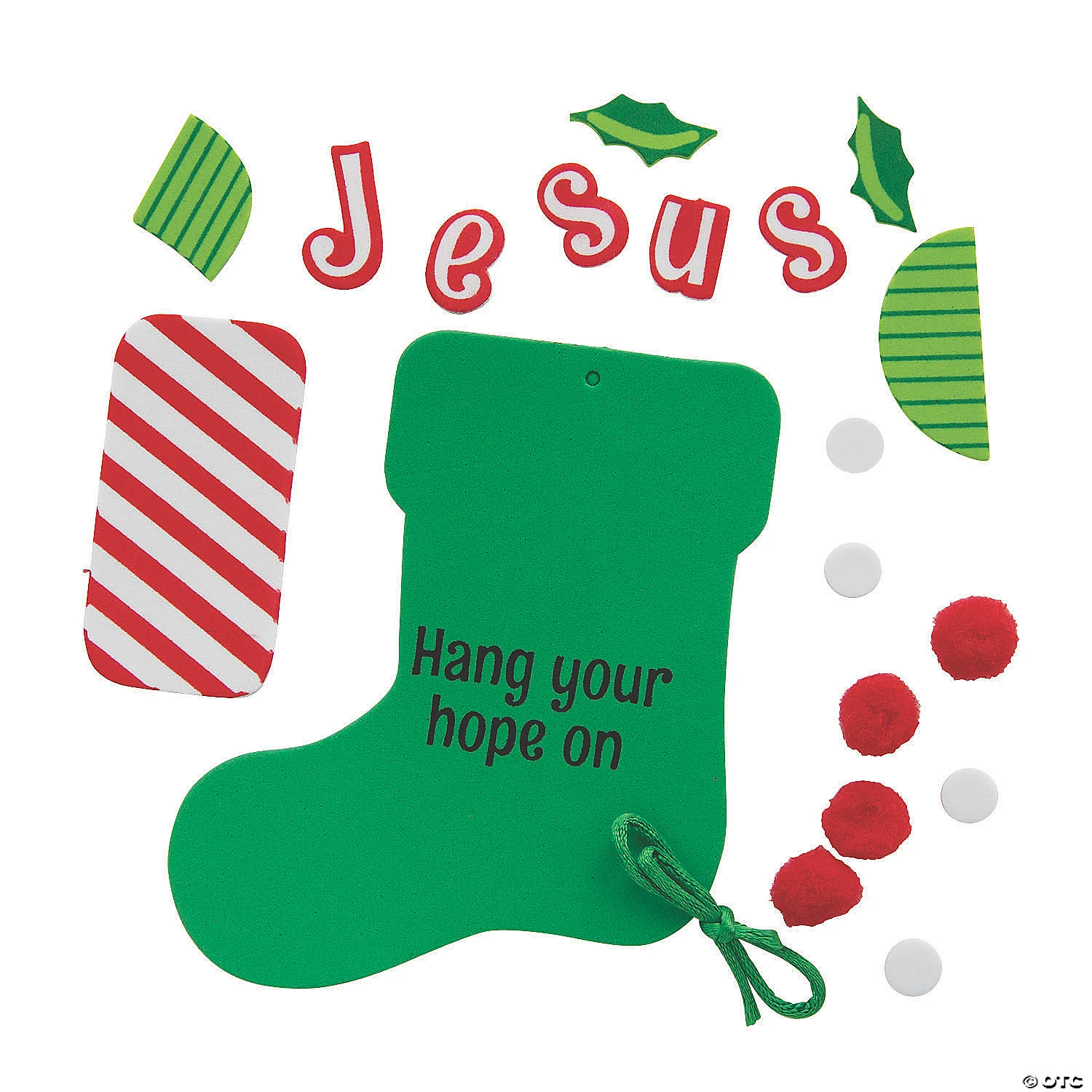 Top 10 ✔️ Hang Your Hope on Jesus Stocking Ornament Craft Kit - Makes 12 ???? 2 Top 10 ✔️ Hang Your Hope on Jesus Stocking Ornament Craft Kit - Makes 12 ???? - Image 2