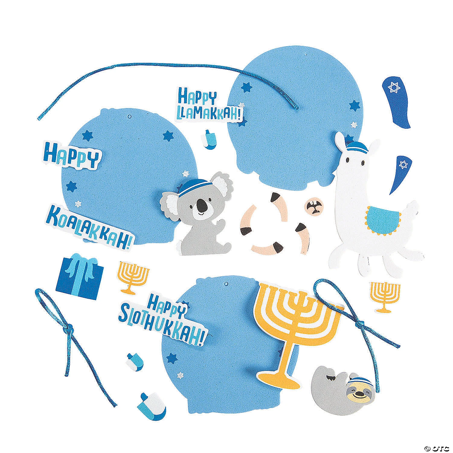 Budget ???? Hanukkah Animal Ornament Craft Kit - Makes 12 ???? 2 Budget ???? Hanukkah Animal Ornament Craft Kit - Makes 12 ???? - Image 2