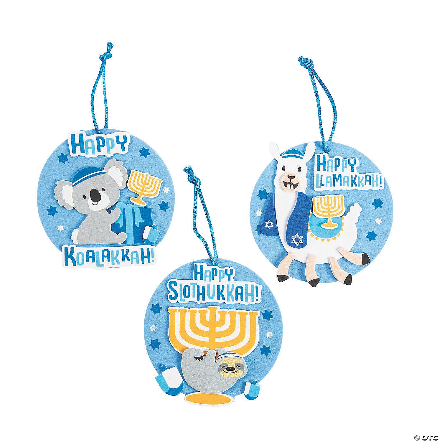 Budget ???? Hanukkah Animal Ornament Craft Kit - Makes 12 ???? 1 Budget ???? Hanukkah Animal Ornament Craft Kit - Makes 12 ????