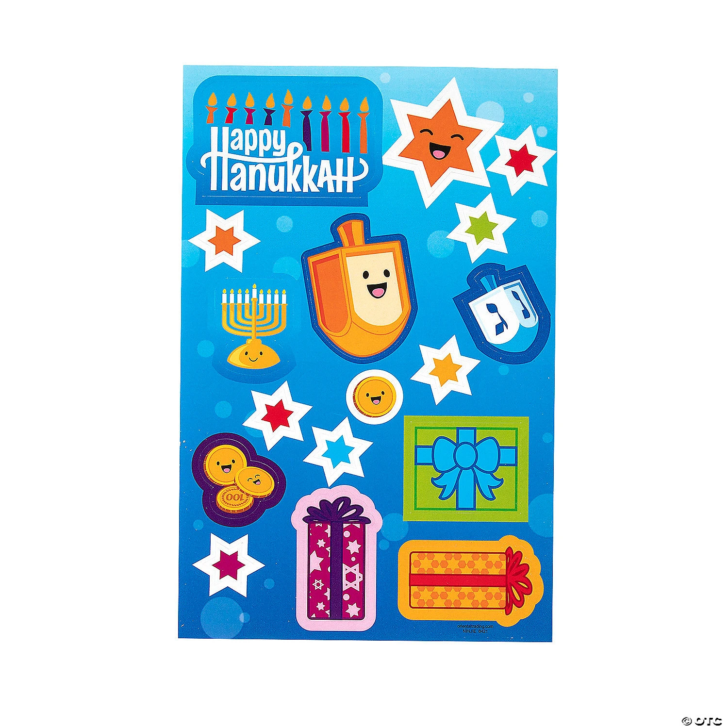 New ???? Hanukkah Doorknob Hanger Sticker Scenes - 12 Pc. ???? 3 New ???? Hanukkah Doorknob Hanger Sticker Scenes - 12 Pc. ???? - Image 3