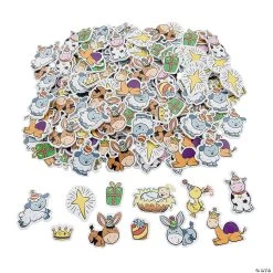 Buy ???? Happy ???? Birthday Jesus ❄ Christmas Self-Adhesive Shapes - 300 Pc. ????