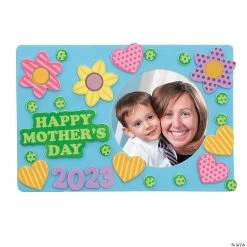 Deals ???? Happy ???? Mother’s Day Picture Frame Magnet Craft Kit - Makes 12 ✨