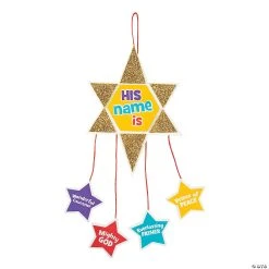 Discount ❤️ His Name Shall Be Sign Craft Kit- Makes 12 ????