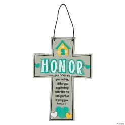 Cheap ???? Inspirational ???? Mother & Father Cross Craft Kit - Makes 12 ✨