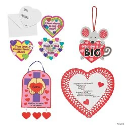 Brand new ???? Inspirational Valentine Craft Kit Assortment - Makes 60 ⭐