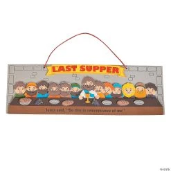 Coupon ???? Jesus & Disciples Last Supper Sign Craft Kit- Makes 12 ????