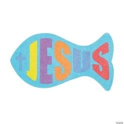 Best Pirce ✨ Jesus Fish Sand Art Magnets - 12 Pc. ????
