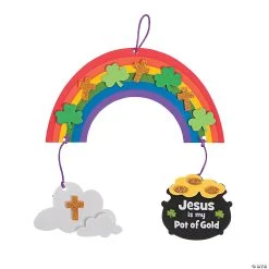 Top 10 ⭐ Jesus Is My Pot of Gold St. Patrick's Day Mobile Craft Kit - Makes 12 ????