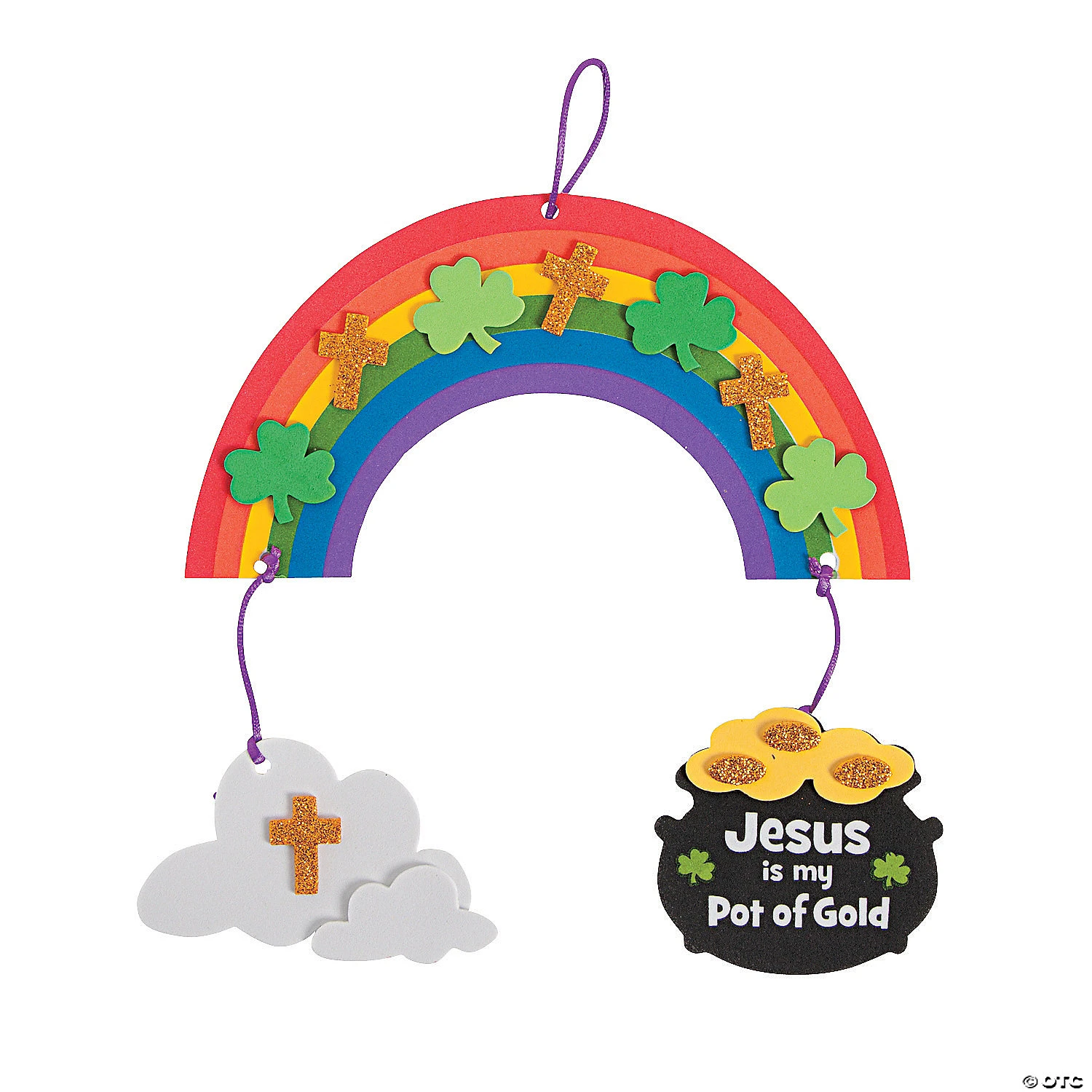 Top 10 ⭐ Jesus Is My Pot of Gold St. Patrick's Day Mobile Craft Kit - Makes 12 ???? 1 Top 10 ⭐ Jesus Is My Pot of Gold St. Patrick's Day Mobile Craft Kit - Makes 12 ????