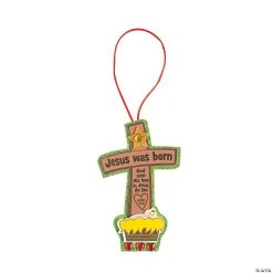 Promo ⌛ “Jesus Was Born” ???? Christmas Ornament Craft Kit - Makes 12 ????