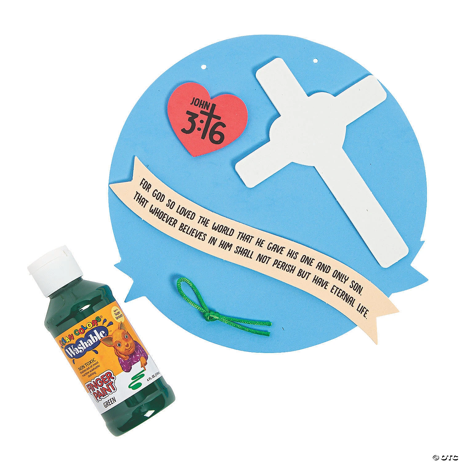 New ???? John 3:16 Handprint Sign Craft Kit - Makes 12 ✨ 2 New ???? John 3:16 Handprint Sign Craft Kit - Makes 12 ✨ - Image 2