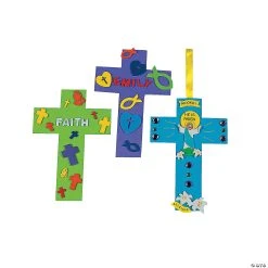Coupon ???? Jumbo Foam Crosses - 24 Pc. ????