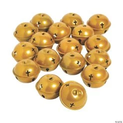 Best reviews of ???? Large Gold Jingle Bells with Cross - 24 Pc. ✨