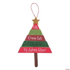 Cheap ???? Layered ❄ Christmas Tree Sign Craft Kit - Makes 12 ????