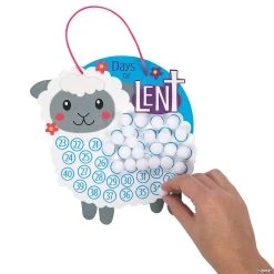 Best reviews of ⌛ Lenten Lamb Countdown Pom-Pom Craft Kit - Makes 12 ❤️