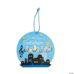 Cheapest ❤️ Little Town of Bethlehem ???? Christmas Ornament Craft Kit - Makes 12 ????