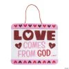 New ???? Love Comes From God Sign Craft Kit - Makes 12 ????
